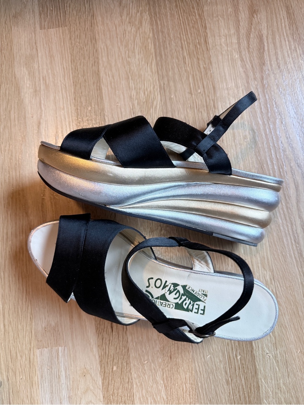 Salvatore Ferragamo Balance Archive limited edition 1938 wedge